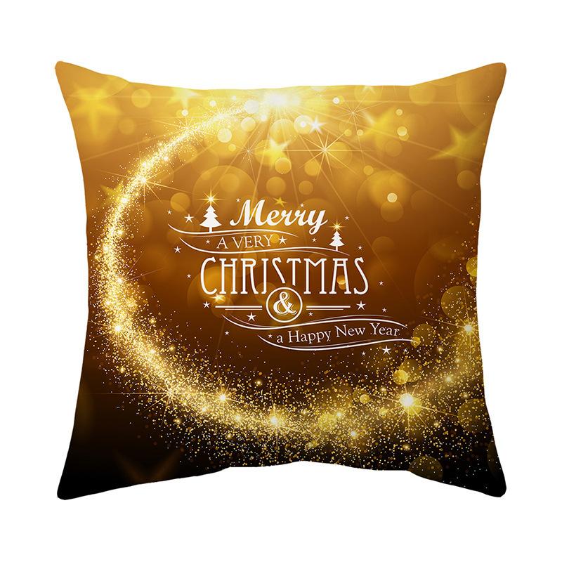 Cartoon Christmas Holiday Home Cute Pillow Cover Holiday Gift Nap Sofa Car Gift Pillow