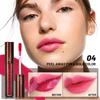 Wasserfester flüssiger Peel-off Lipgloss Rosarot Braun Matter Lippenstift Nicht abfärbend Langanhaltendes Make-up Feuchtigkeitsspendendes Lippen-Tattoo Pigment