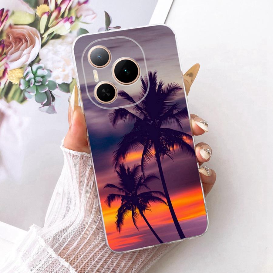 

For Honor Power2 Phone Case Power 2 SER-AN00 Cover Fashion Butterfly Flower Soft Silicone Shell Honor Power DVD-AN00 Funda Honor Power