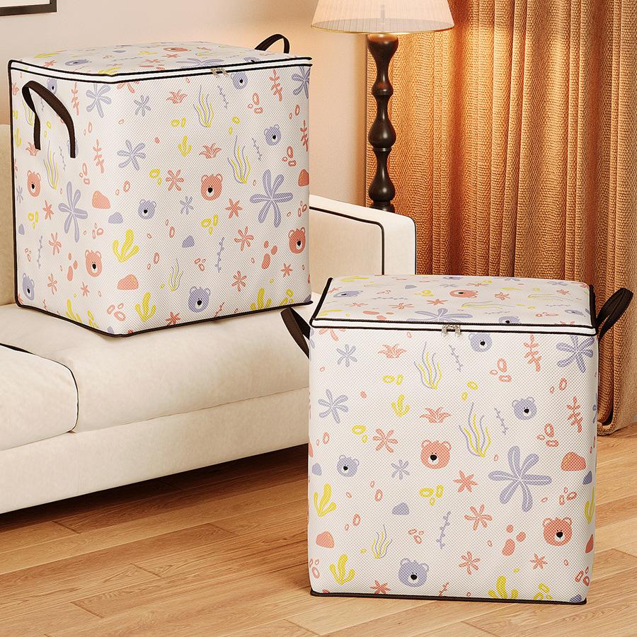 Clothes And Blankets Storage Bag, Large Capacity Non-woven Fabric Sorting Bag, Storage Bag