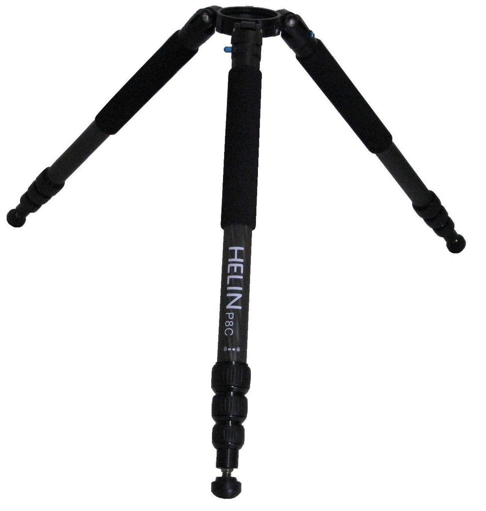 Helin Solo Leg Carbon Fiber Tripod HL-P8C (75mm Diameter)