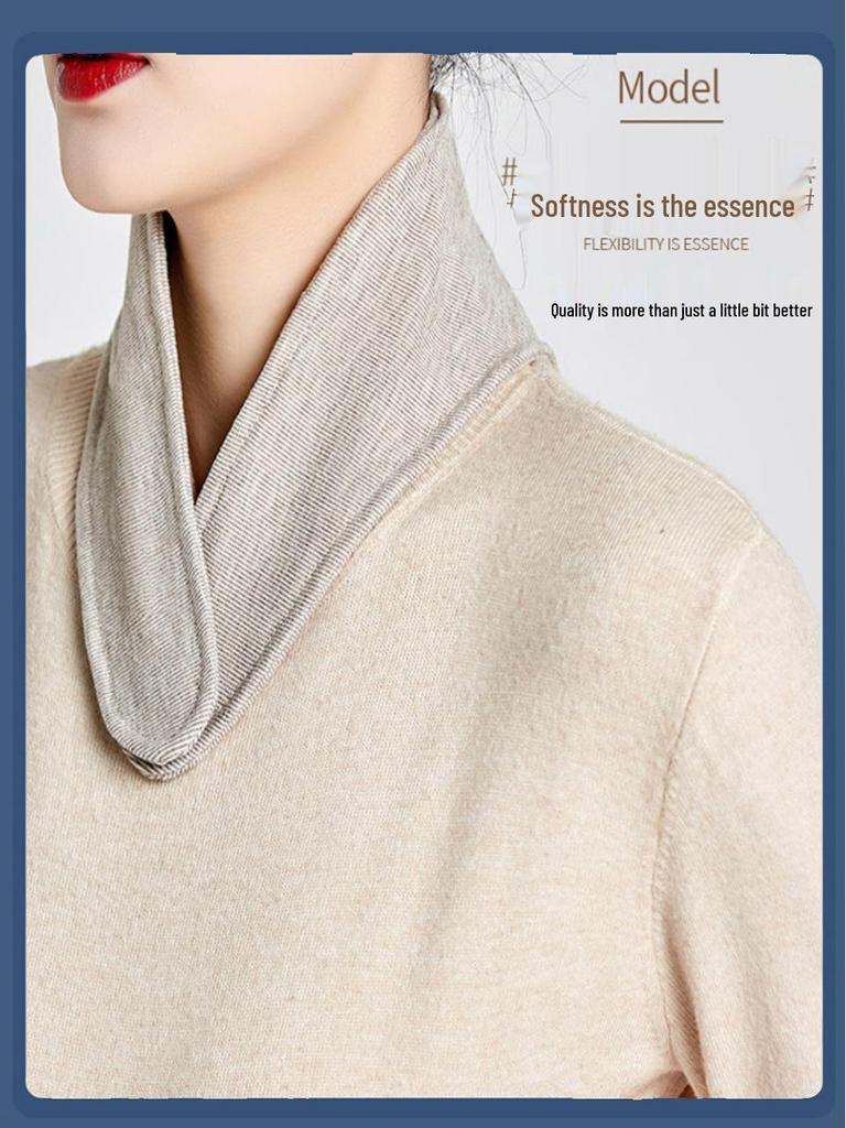 Unisex Pure Cotton Neck Protector Vest for Warmth and Comfort