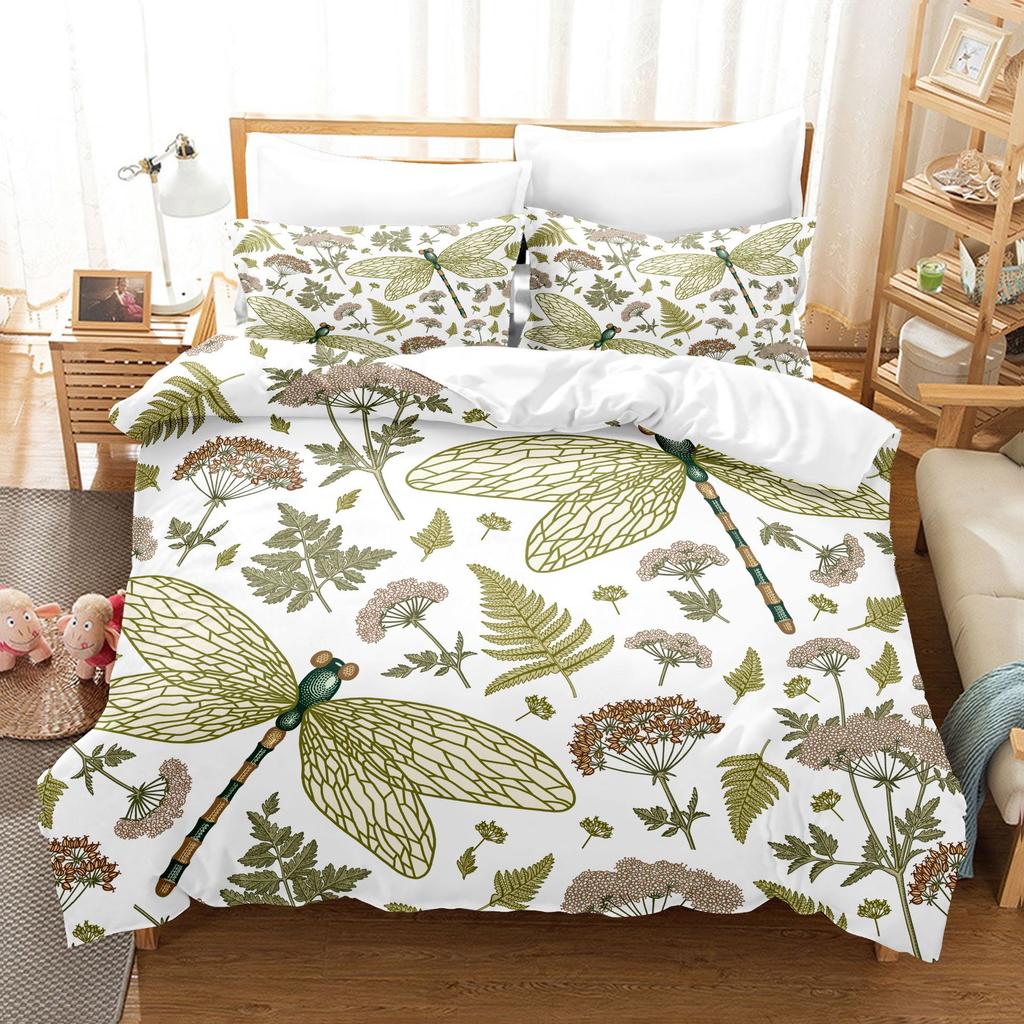 Grinding Three-Piece Butterfly Series 3D Digital Printing Bedding Kit Factory