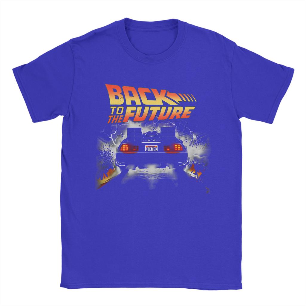 Back To the Future TShirt  DMC DeLorean Harajuku TShirts Short Sleeve Y2K Retro Tops Summer Cotton Oversize Tees