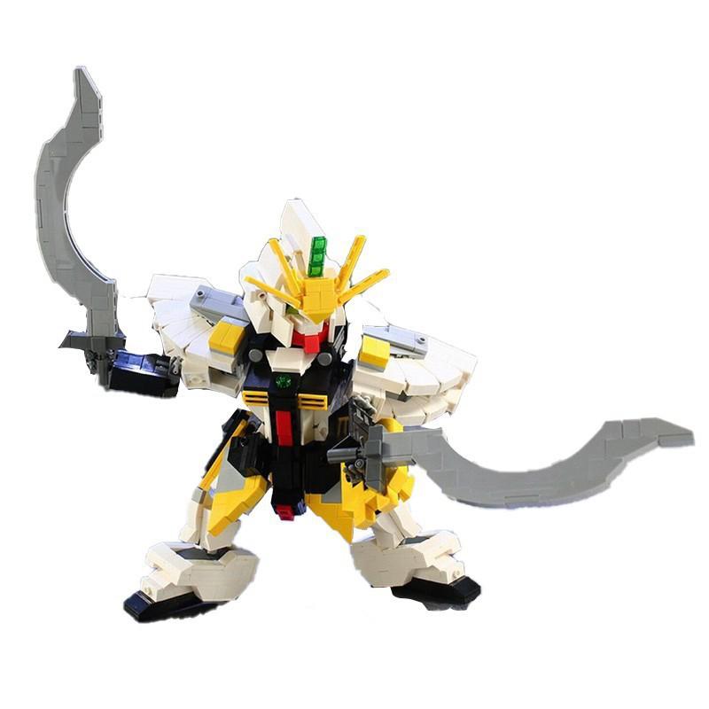 M Building Block Compatible With Lego Creative Mobile New Century Gundam X Five Small Strong, Heavy Gunner Assembled Mecha Model