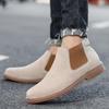 Large Size Fashion Men Chelsea Boots Genuine Leather Ankle Boots For Men Winter Boots