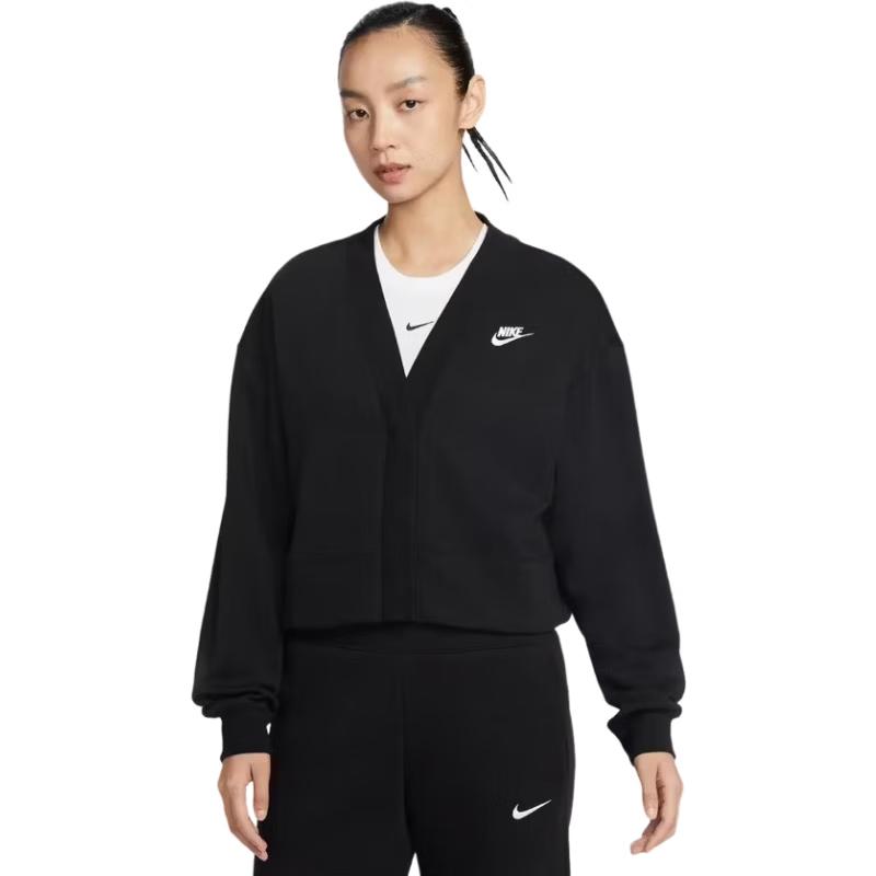 Женская спортивно-повседневная вязаная куртка Nike IF5456 S