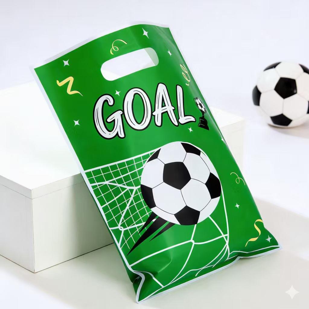 New World Cup Football Themed Gift Bag, Children's Birthday Party Gift Tote Bag, Biscuit Candy Packaging Bag