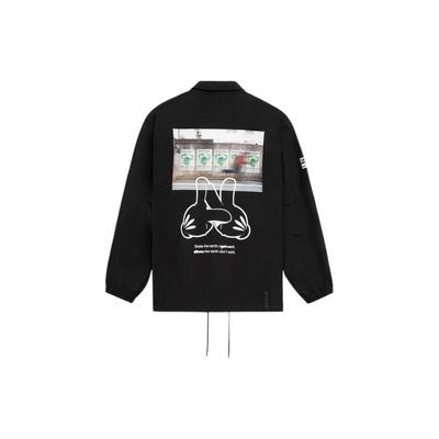 X Og Slick Co-Branded Printed Single-Breasted Long-Sleeve Loose Jacket Men Jacket Black AFDS283-2