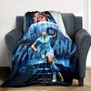 1pc Haaland9 Blanket, Gift, for Men and Women, Soft Blanket, Good for Sofa Bed Couch Travel, Lightweight Flannel Blanket