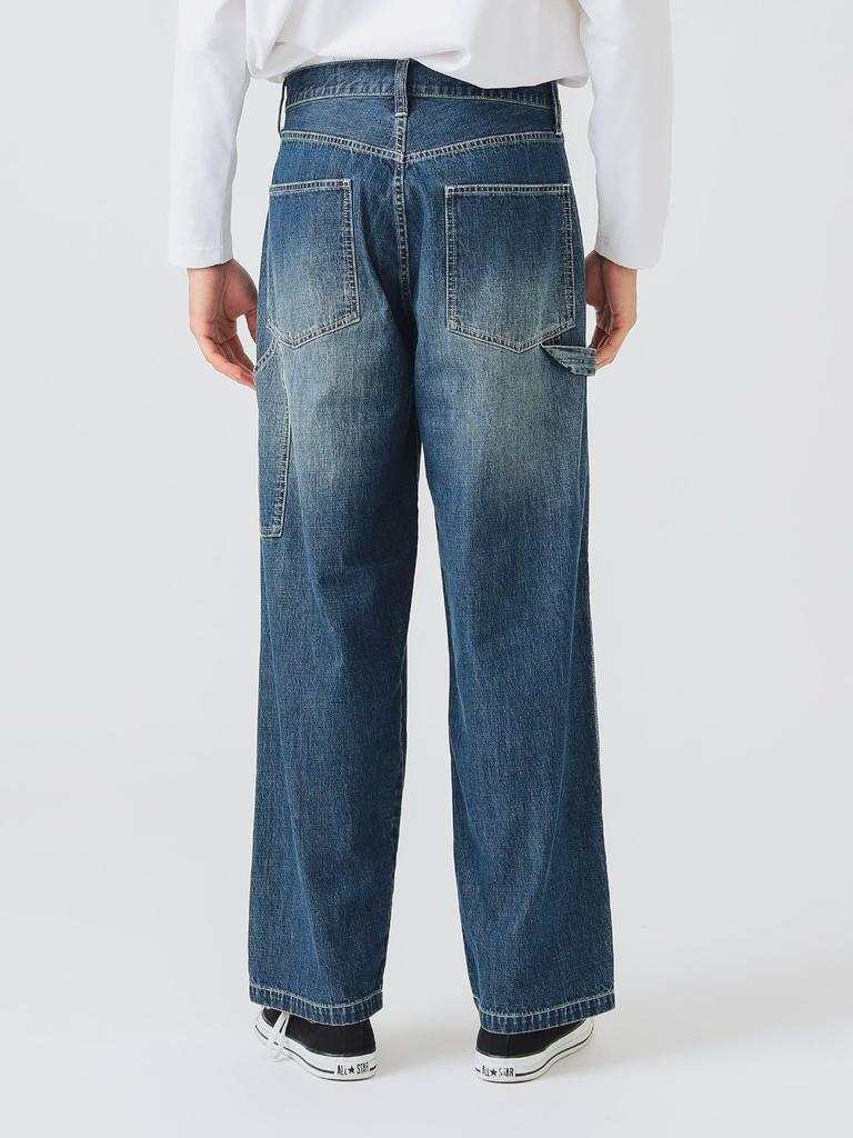 Beams Heart Men's Vintage Painter Pants, Indigo, Size M