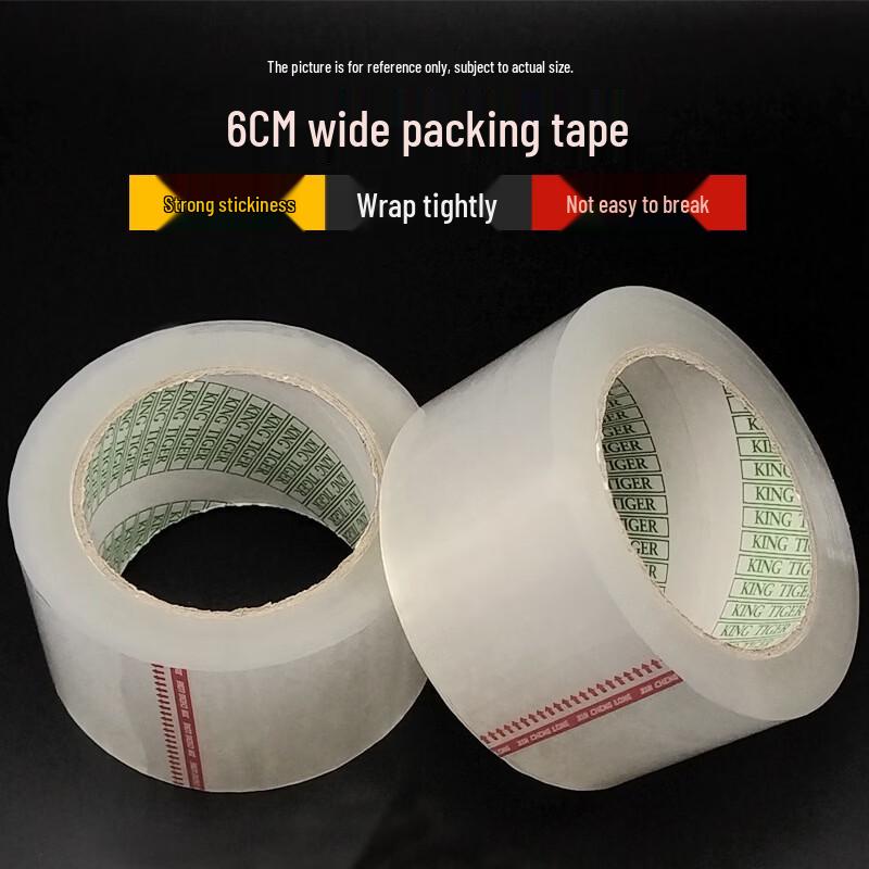 Transparent Packing Tape, Thickened Large Rolls