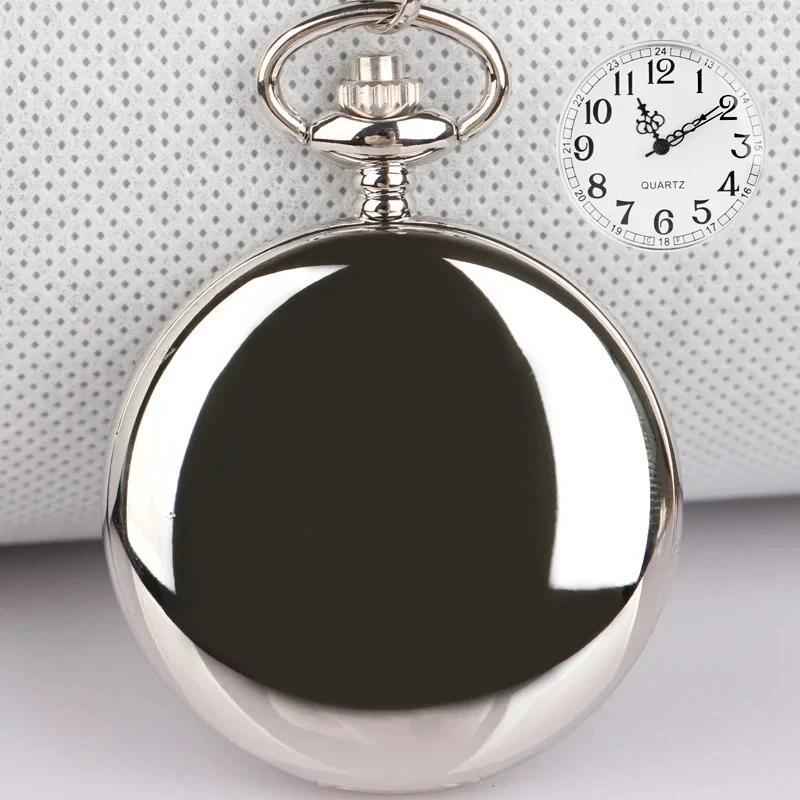 

10pcs/lot Wholesale Watch 37CM/80CM Fob Chain Quartz Pocket Watch Arabic Number Dial Pendant Fob Watch Gifts Clock for Women Men