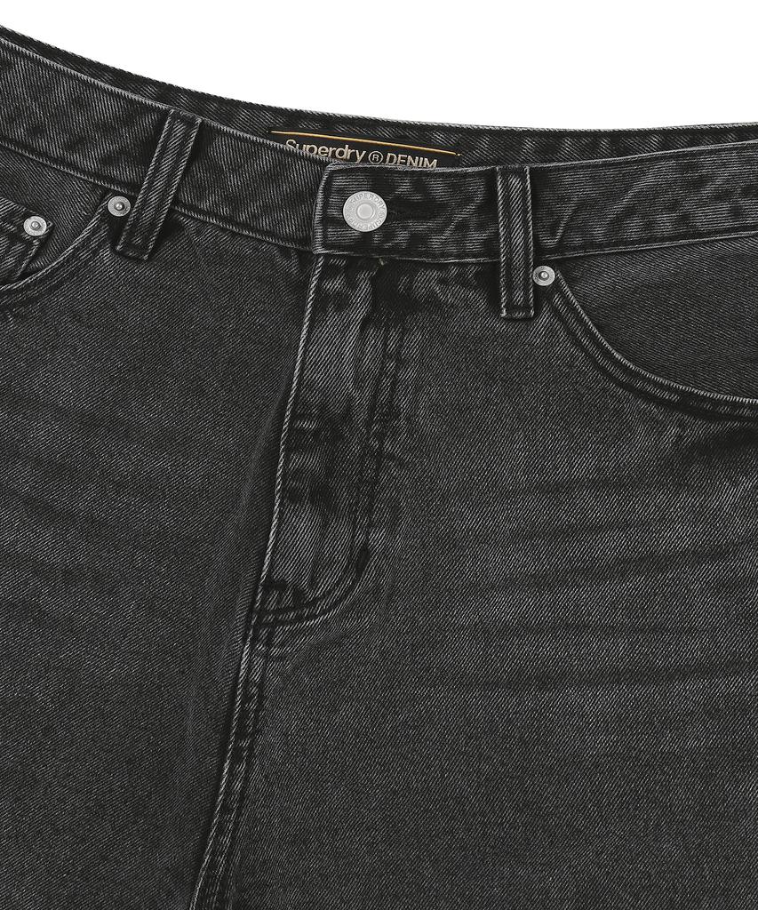 Syupeodeulai Iconic Denim Shorts Melange Black