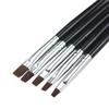 5Pcs Dental Resin Brush Pens Dental Shaping Silicone Adhesive Composite Porcelain Teeth Dentist Tools Dentistry Lab Tool