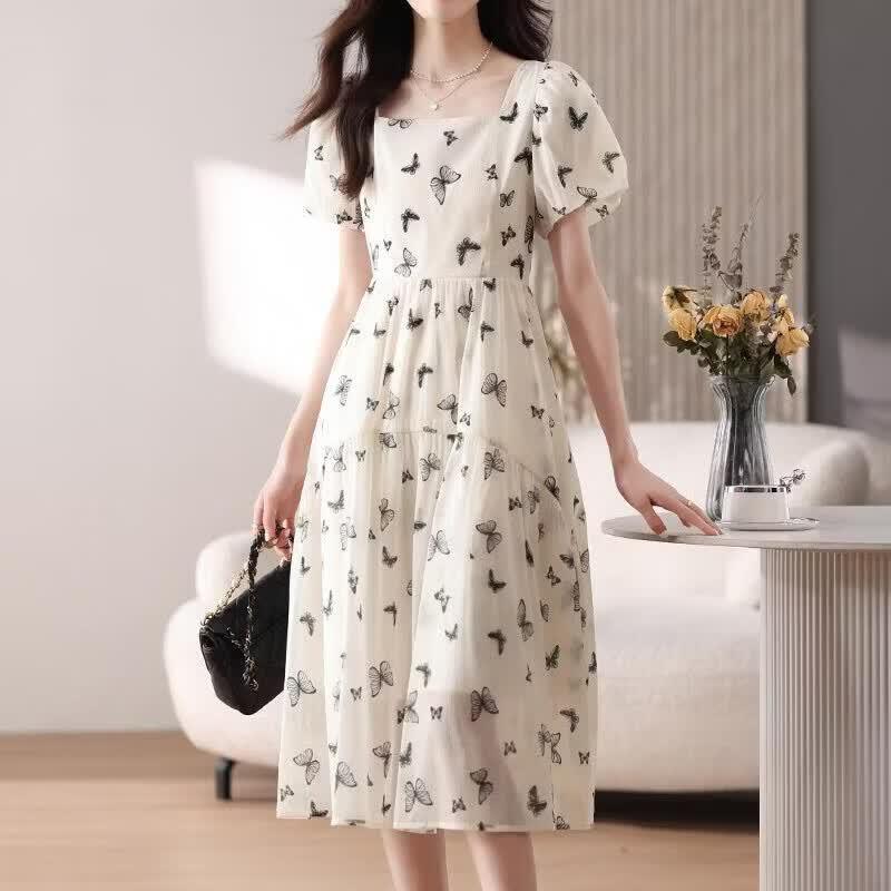 La Chapelle Slimming A-Line Midi Dress