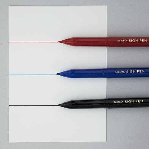Sakura Crepas water-based felt pen fine point blue 10 pieces WK-S#36-10