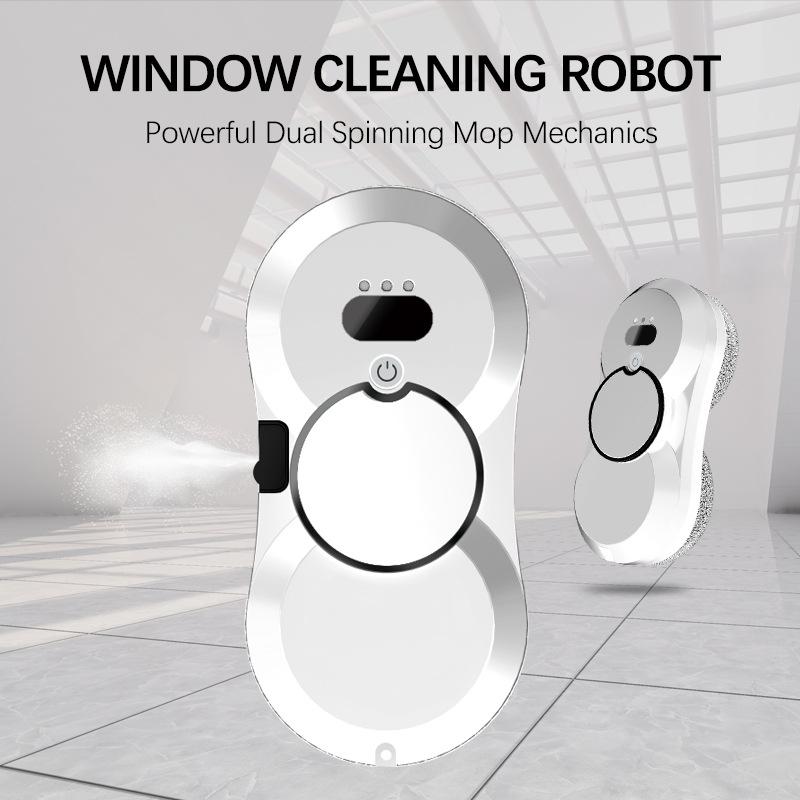 Smart Water Spray Window Cleaner, Fully Automatic Household Glass Cleaning Tool, Wet and Dry Dual-use, Ultra-thin Glass Cleaner.