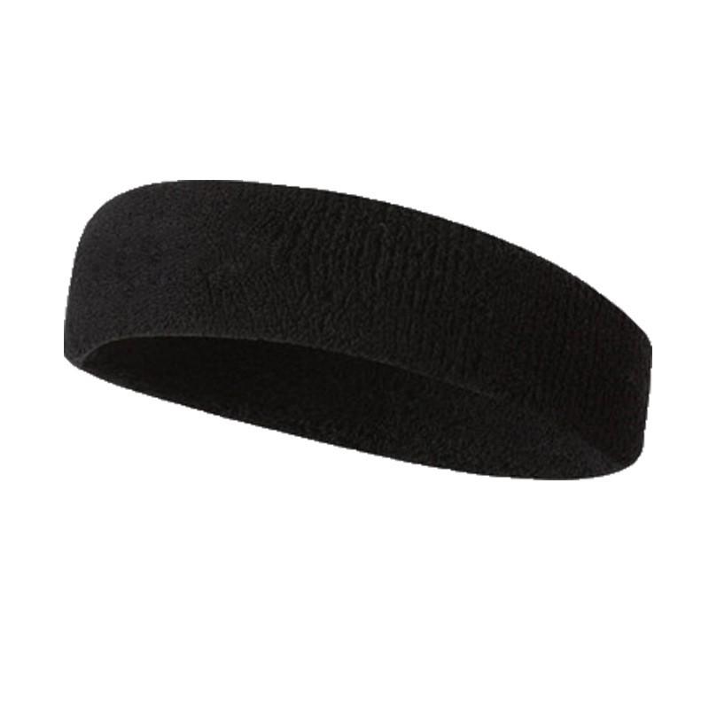 

1pc Sweatproof Sports Headbands for Men and Women - Moisture-wicking Sweatband for Tennis, Basketball, Running, Gym, Workout чорний