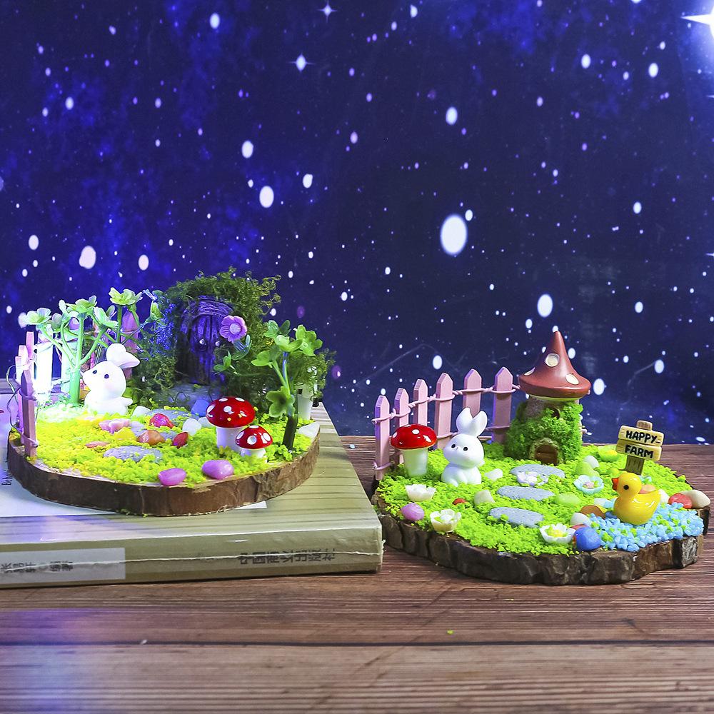 DIY Micro Landscape Decoration Kit: Creative Educational Birthday Gift for Girls