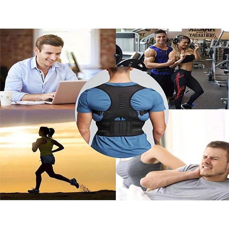Back Support Pole Posture Corrector Magnetic Waist-back Support Belt Support Belt Support Spine Relief Back Improvement Posture