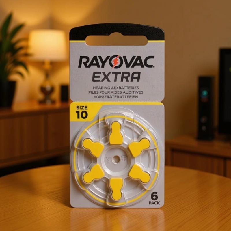 Rayovac Original Authentic A10 Hearing Aid Batteries (UK Import)