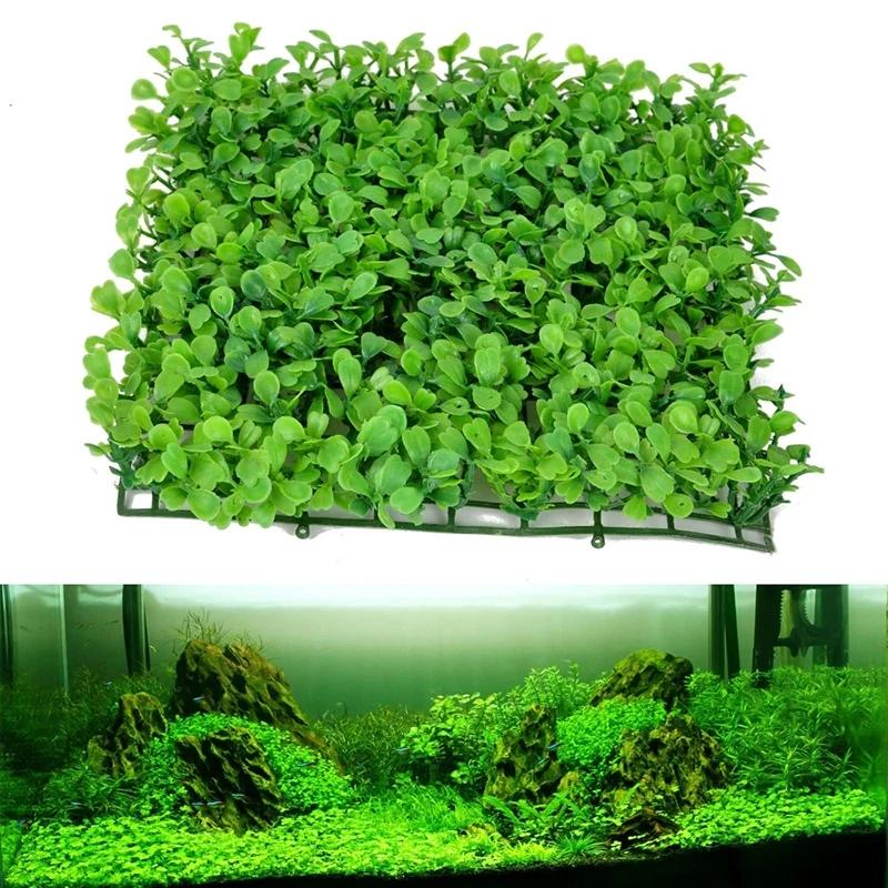 Künstliche Graspflanze Rasen Kunstrasen Wasserpflanze Aquarium Fischbecken Dekoration Moos Aquarium Ornamente Aquarium Zubehör