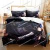 Black Rock Shooter Anime 3D Duvet Cover Bedding Set Polyester Pillowcases Quilt Cover Home Decor For Teens Gift Twin King Queen