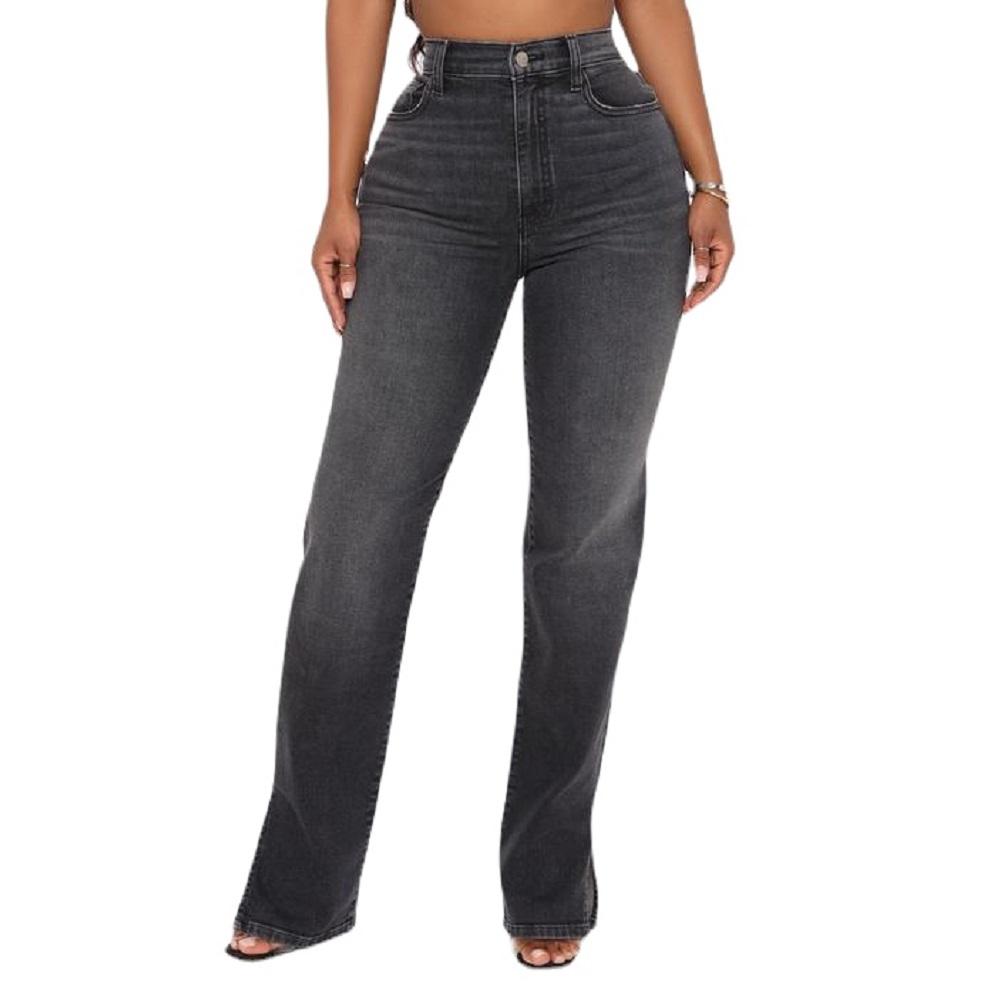 Buy Women High Waist Denim Jeans Solid 