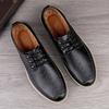 Luxury Casual Genuine Leather Shoes Men Sneakers Fashion Oxford Shoes For Men Bureau Office Footwear Flats Brand Newest Men'S Shoes