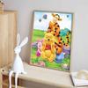 Disney Diamond Painting Winnie The Pooh and Friends Art Illustration Cross Stitch Hanging Printed Puzzle Mosaic Embroidery Home Decoration 5D DIY