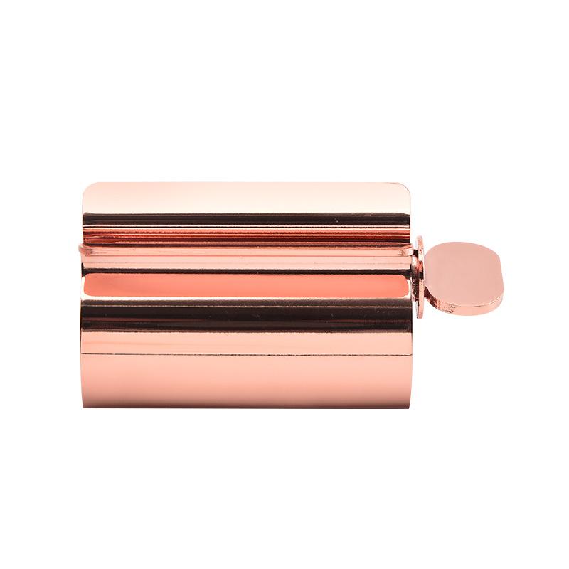 Stocător de tuburi de pastă de dinți creativ Rolă simplă de pastă de dinți din oțel inoxidabil care economisește forța de muncă Storcator de tuburi de pastă de dinți Presător de curățare