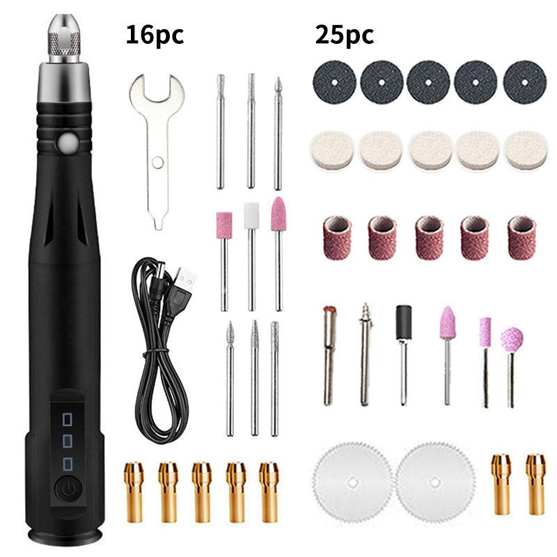 Mini Electric Grinding Pen for Nail & Jade Carving and Polishing