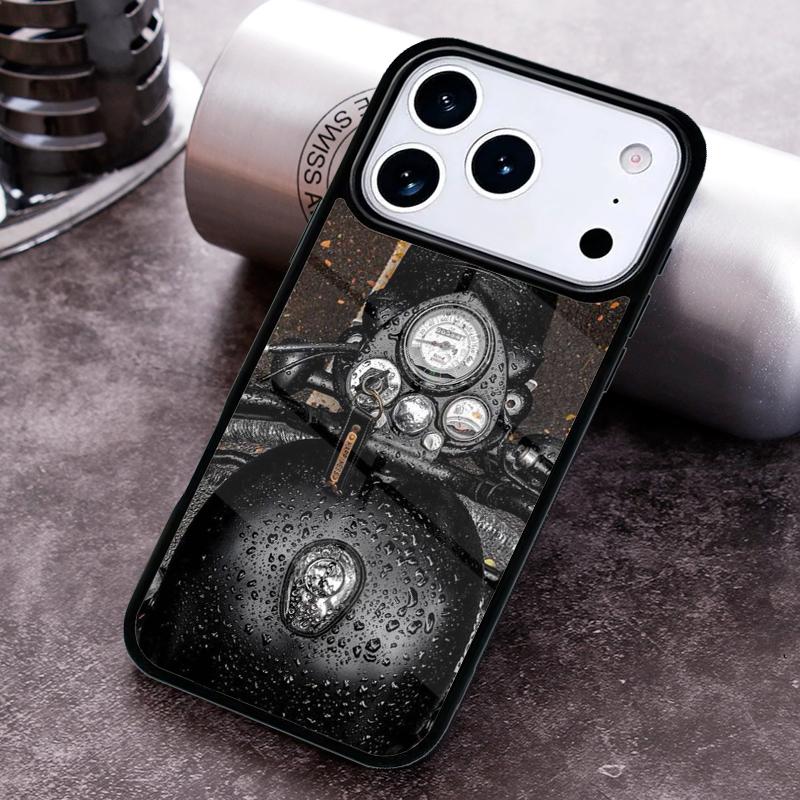 Motor Engine Motorcycle Phone Case for iPhone 17 16 15 Pro Max Air 14 13 12 11 Plus Shockproof Capa Cover