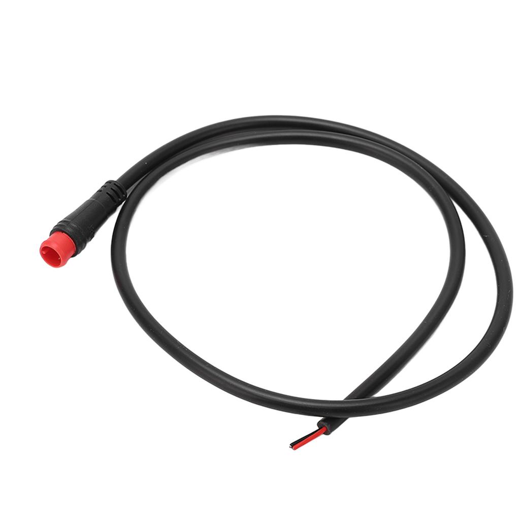 2 Core Electric Bike Male Extension Cable 200V AC Electric Bike Accessory for Replacement