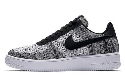 

Nike Air Force 1 Flyknit 2 Black Pure Platinum AV3042-001 40 армия зеленый