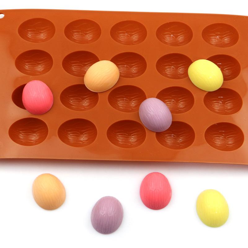 20 Löcher Walnüsse Nüsse Form Kuchen Schokolade Formen Silikon Pudding Form Haushalt DIY Kuchen Backen Werkzeuge