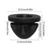 4 Pieces Engine Cover Grommet 11127614138 Washer Trim for Car