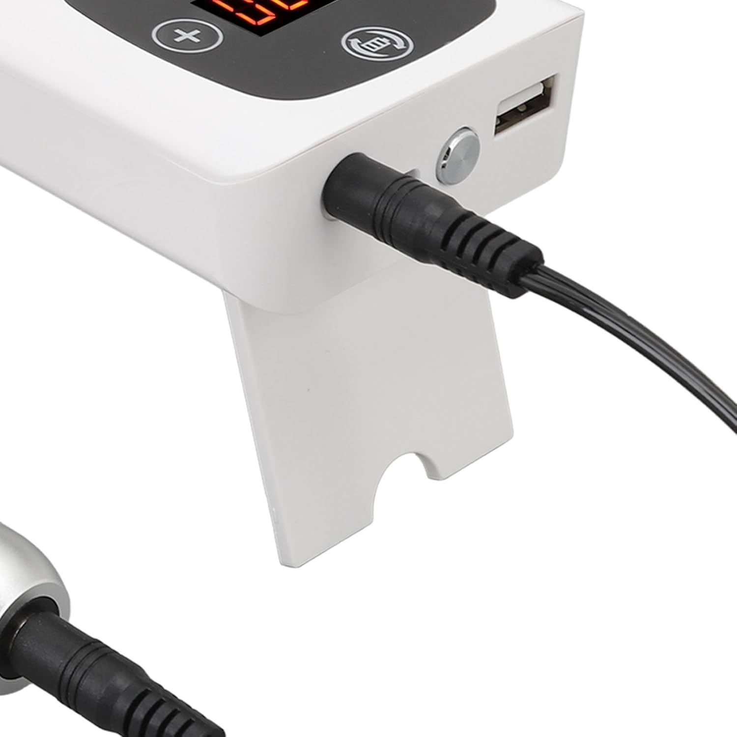 Electric Nail Grinder 2 in 1 Rechargeable Nail Drill Machine 45000rpm with 9Pcs Lamp Beads