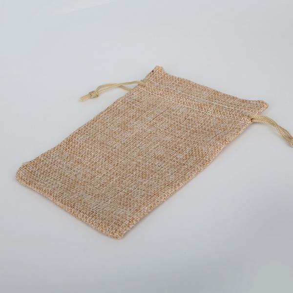 5 stuks trekkoord natuurlijke jute zak jute geschenkzakken verpakking bruiloft zakken