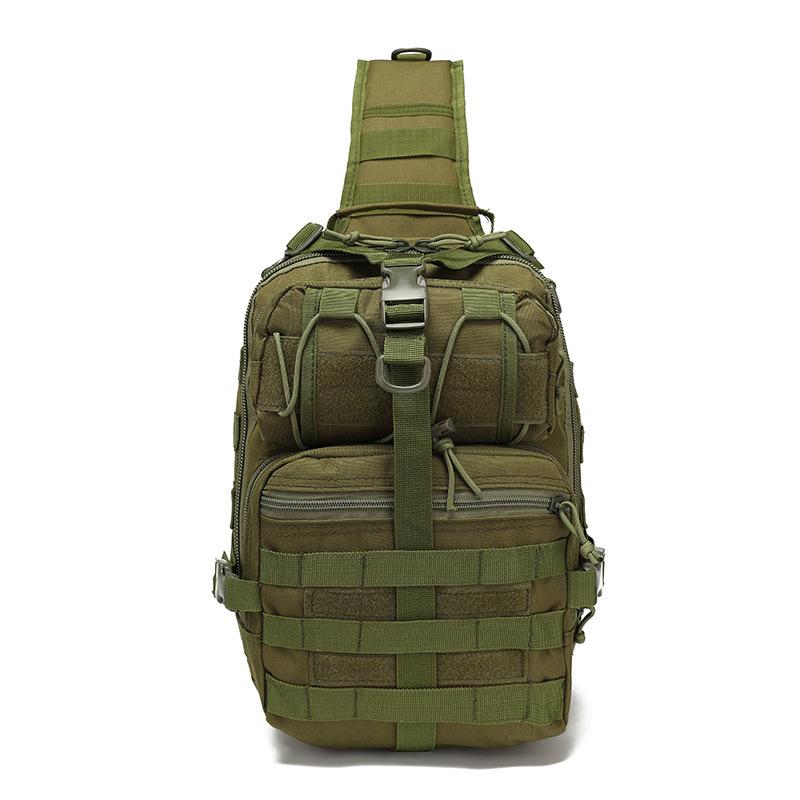 Men S Multifunctional Tactical Shoulder Bag, Waterproof Chest Bag, Large Capacity Crossbody Bag A3