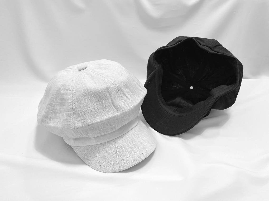Women's Unisex Natural Linen Boy Cap Ball Cap Basic