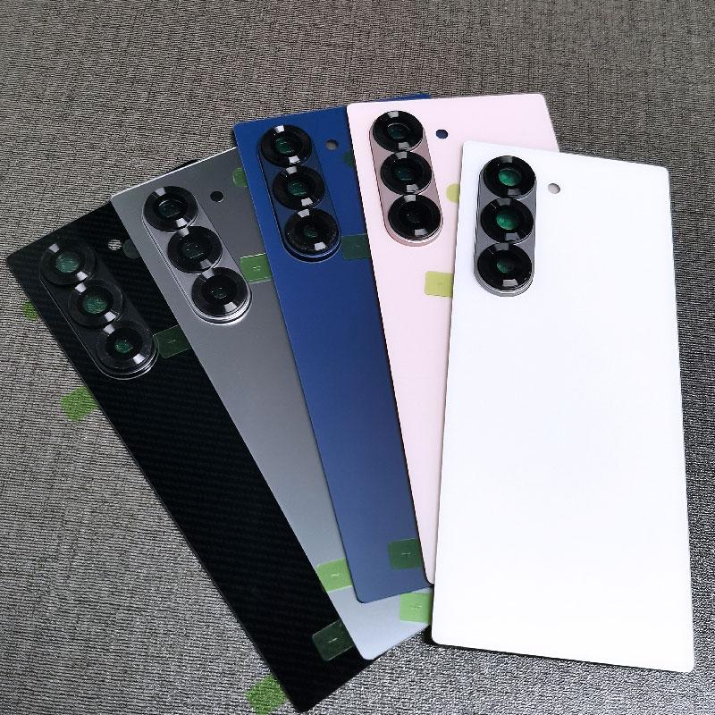For Samsung Galaxy Z Fold 6 Fold6 5G Back Battery Cover Glass Door Rear Housing Cover Replacement With Camera Lens z fold6 F956B