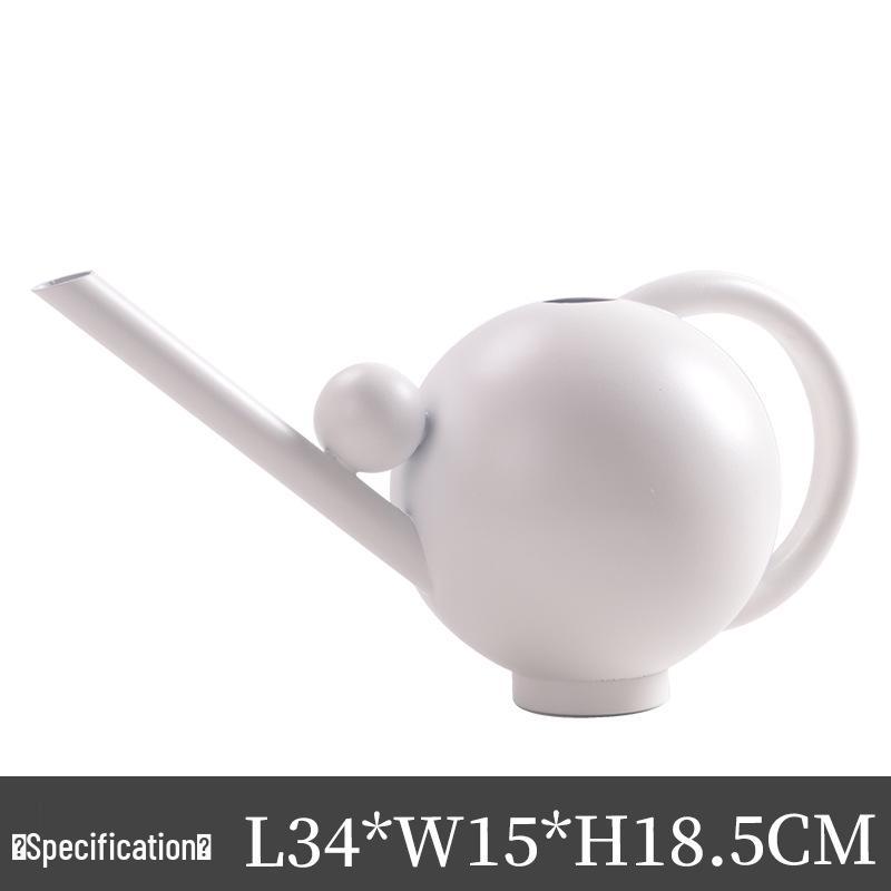 

Nordic Metal Teapot & Cup Set for Afternoon Tea Decor белый
