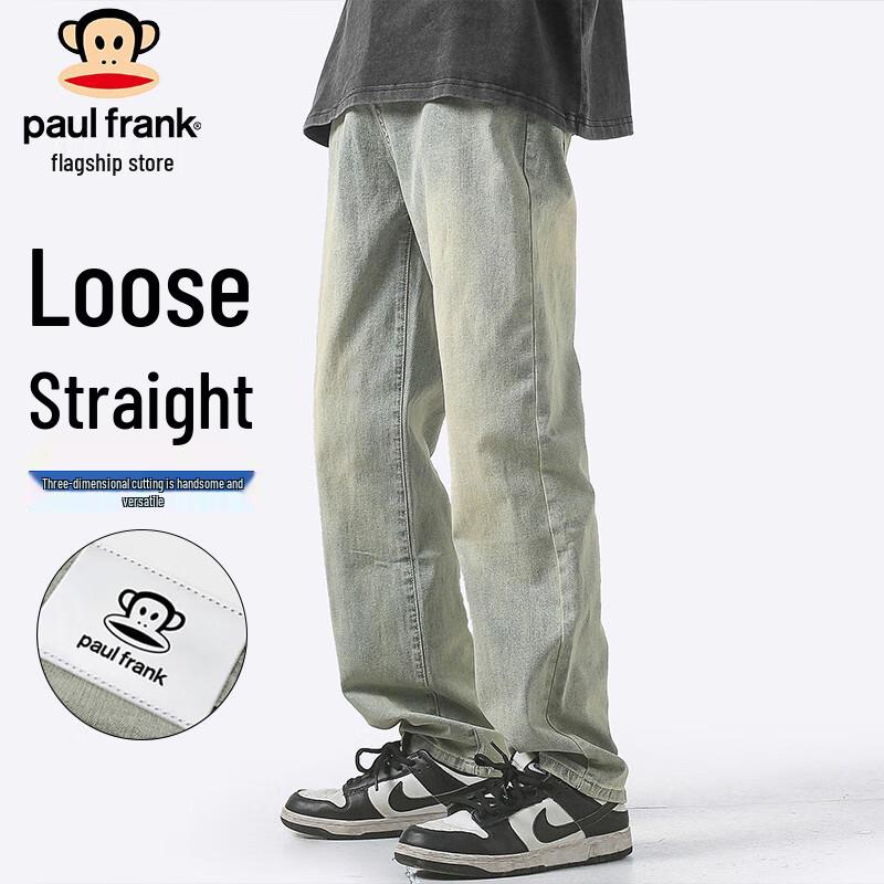 

Мужские джинсы Paul Frank в американском ретро-стиле, повседневные, уличные L