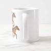 Horse Racing Jockey and Thoroughbred Illustration Mug: Photo Mug (horse Series) (B)
