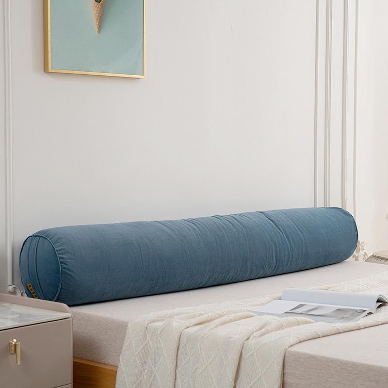 100/120cm Long Cylindrical Pillow with Handle for Neck Back Leg Support Removable Washable Pregnant Women Use Bedroom Pillow