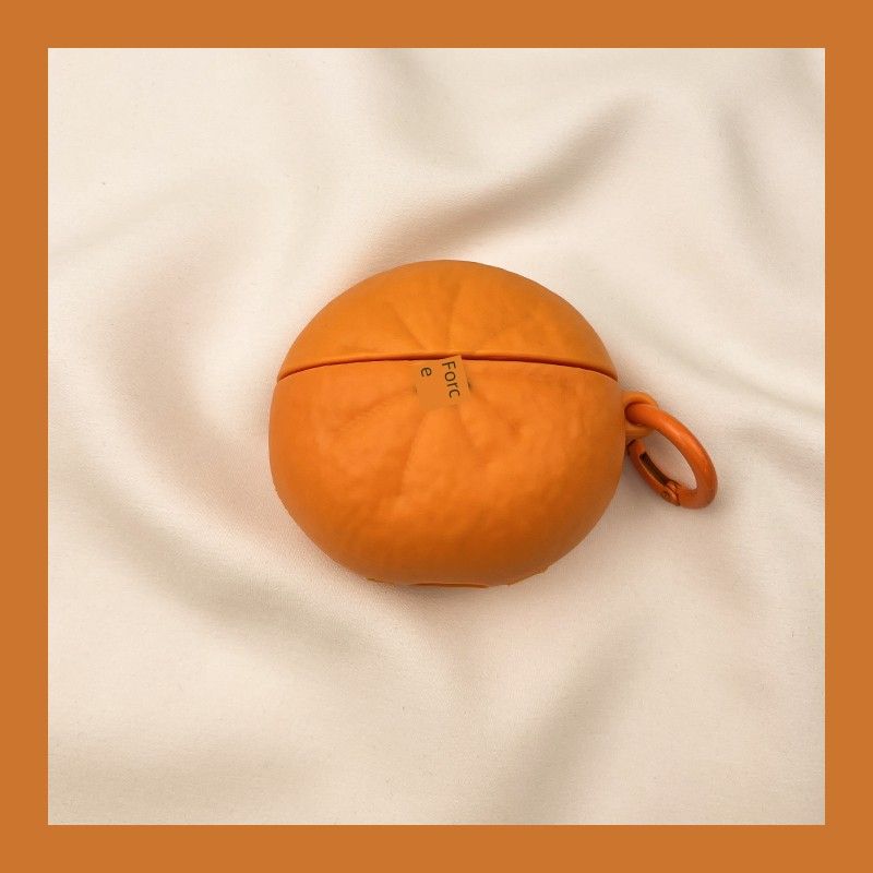 

для Apple Pro Чехол для наушников Второе поколение Беспроводной Bluetooth Третье поколение Aipods2 Поколение Airpodpro Четвертое поколение 5 Пятое поколение AirPods Pro [Creative Artificial Orange] send Hook