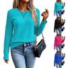 Women's Neck Knit Sweater with Cutout Sleeves, Stylish Long Sleeve Pullover