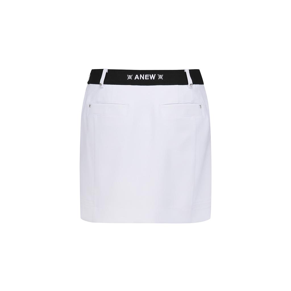 ANEW GOLF Women Essential H Line Skirt_Wh